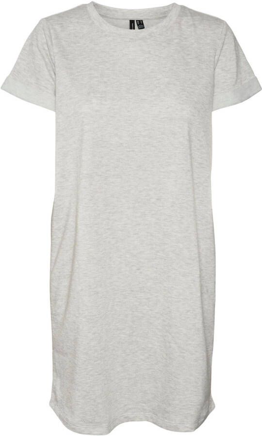 Vero Moda Jerseyjurk VMSASHAMILLA SS SWEAT DRESS NOOS