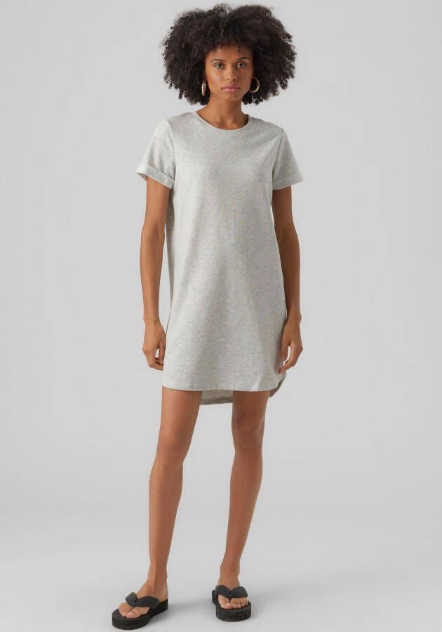 Vero Moda Jerseyjurk VMSASHAMILLA SS SWEAT DRESS NOOS