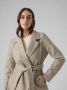 Vero Moda Getailleerde lange jas met strikceintuur model 'FORTUNEAYA' - Thumbnail 3
