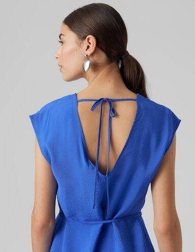 Vero Moda Mini-jurk VMIRIS S L V-NECK SHORT DRESS WVN NOOS