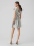 Vero Moda Mini-jurk VMIRIS S L V-NECK SHORT DRESS WVN NOOS - Thumbnail 2