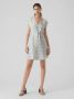 Vero Moda Mini-jurk VMIRIS S L V-NECK SHORT DRESS WVN NOOS - Thumbnail 4