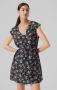 Vero Moda Mini-jurk VMIRIS S L V-NECK SHORT DRESS WVN NOOS - Thumbnail 5
