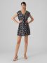Vero Moda Mini-jurk VMIRIS S L V-NECK SHORT DRESS WVN NOOS - Thumbnail 8
