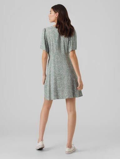 Vero Moda Mini-jurk VMALBA SS SHORT DRESS WVN NOOS