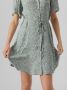 Vero Moda Mini-jurk VMALBA SS SHORT DRESS WVN NOOS - Thumbnail 4