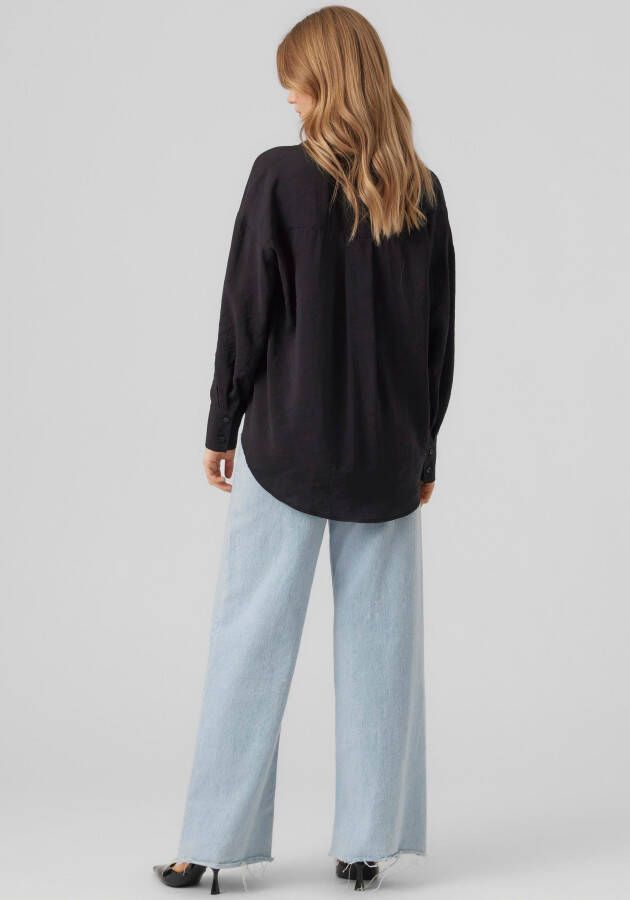 Vero Moda Overhemdblouse VMQUEENY LS OVERSIZE SHIRT WVN GA NOOS