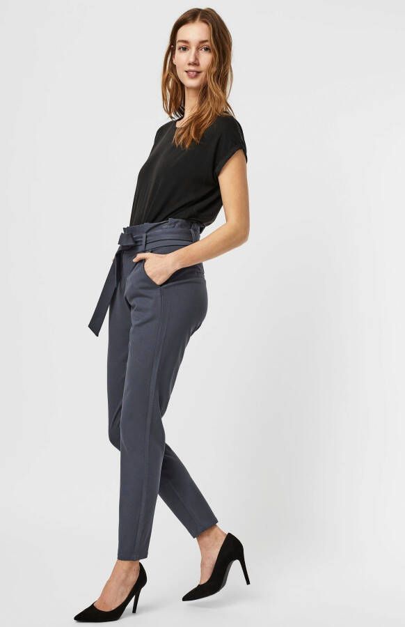 Vero Moda Paperbag-broek VMEVA HR LOOSE PAPERBAG PANT GA NOOS