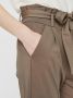 Vero Moda Tapered fit stoffen broek met strikceintuur model 'EVA' - Thumbnail 3