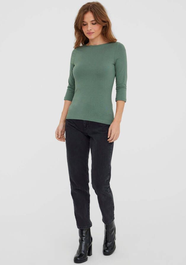 Vero Moda Shirt met 3 4 mouwen VMPANDA MODAL 3 4 TOP JRS NOOS