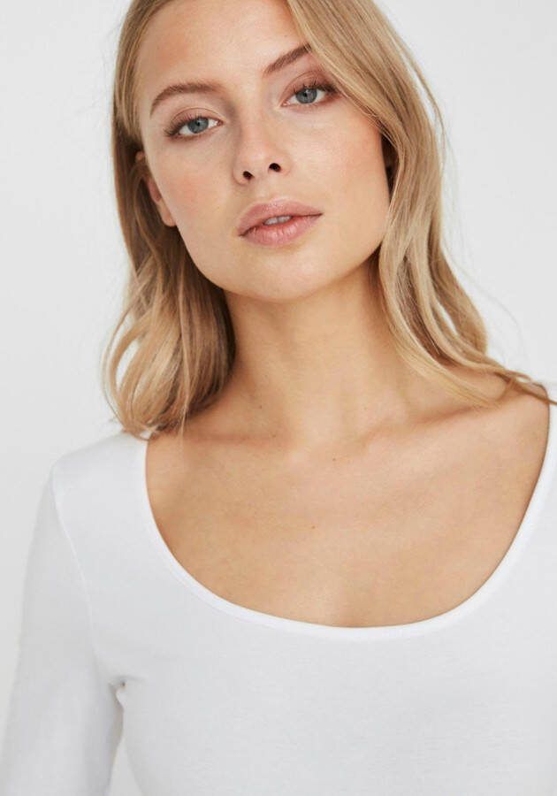 Vero Moda Shirt met lange mouwen VMMAXI gemaakt van biologisch katoen