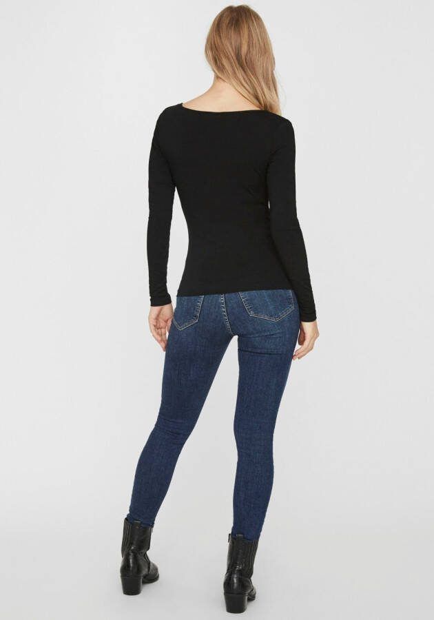 Vero Moda Shirt met lange mouwen VMMAXI gemaakt van biologisch katoen