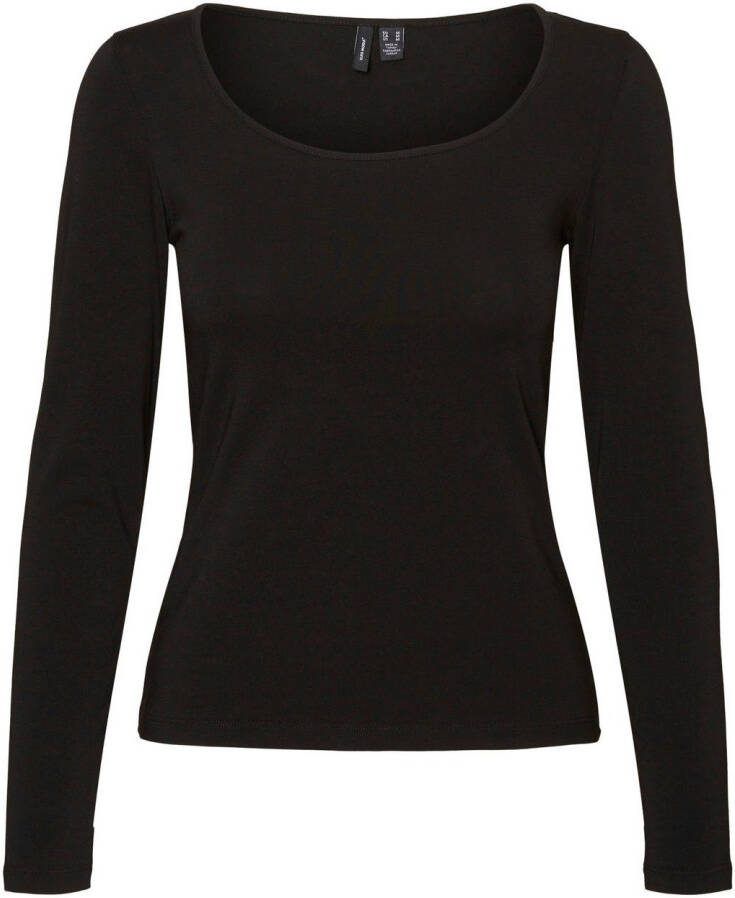 Vero Moda Shirt met lange mouwen VMMAXI gemaakt van biologisch katoen