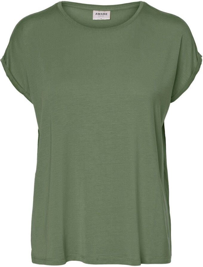 Vero Moda Shirt met ronde hals VMAVA PLAIN