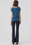 Vero Moda Shirt met ronde hals VMAVA PLAIN SS TOP GAJRS NOOS - Thumbnail 2