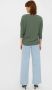 VERO MODA gebreide top VMCARLA van gerecycled polyester zwart - Thumbnail 4