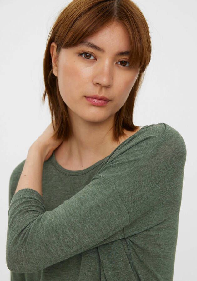 Vero Moda Shirt met ronde hals VMCARLA 3 4 TOP