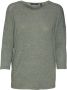 VERO MODA gebreide top VMCARLA van gerecycled polyester zwart - Thumbnail 6