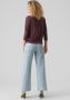 Vero Moda Shirt met ronde hals VMCARLA 3 4 TOP - Thumbnail 2