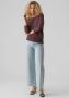 Vero Moda Shirt met ronde hals VMCARLA 3 4 TOP - Thumbnail 4