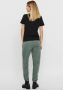 Vero Moda Echte Mode Katoenen T-Shirt Zwart Dames - Thumbnail 3