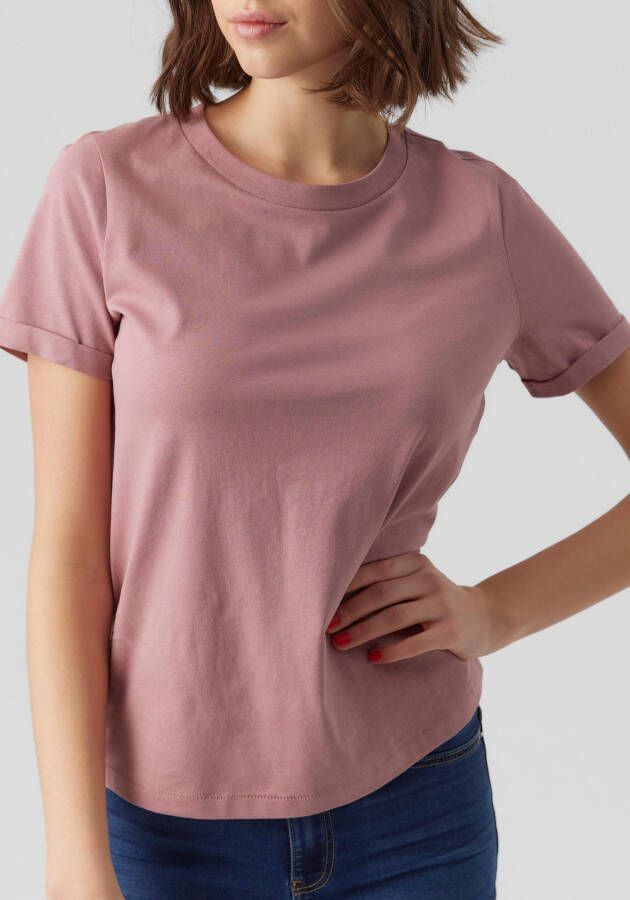 Vero Moda Shirt met korte mouwen VMPAULA S S T-SHIRT NOOS