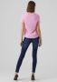 Vero Moda Regular fit T-shirt van puur katoen model 'PAULA' - Thumbnail 2