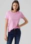 Vero Moda Regular fit T-shirt van puur katoen model 'PAULA' - Thumbnail 4