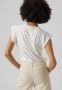 Vero Moda Regular fit T-shirt met ajourpatroon model 'TASSA' - Thumbnail 3