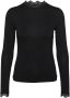 Vero Moda Shirt met staande kraag VMROSA LS HIGHNECK TOP JRS NOOS - Thumbnail 4