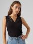 Vero Moda Shirt met V-hals VMROSA SL V-NECK TOP JRS NOOS - Thumbnail 3