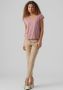 Vero Moda Shirt met V-hals VMFILLI SS V-NECK TEE GA NOOS in een materialenmix met tencel™ modal - Thumbnail 5