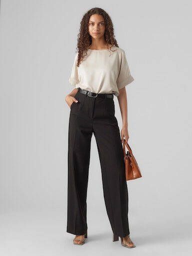 Vero Moda Shirtblouse VMMERLE 2 4 O-NECK TOP WVN GA NOOS
