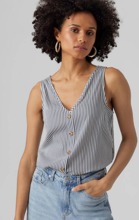 Vero Moda Shirttop ook met v-hals op de rug