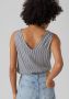 VERO MODA gestreepte blouse VMBUMPY wit donkerblauw - Thumbnail 4