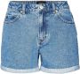 Vero Moda Loose fit korte jeans in effen design model 'ZURI' - Thumbnail 6