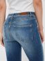 VERO MODA mid waist skinny jeans Lux met biologisch katoen VMLUX medium blue denim - Thumbnail 4