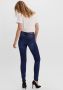 VERO MODA skinny jeans VMTANYA met biologisch katoen dark denim - Thumbnail 6