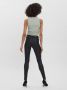 Vero Moda Zwarte broek met gladde coating Black Dames - Thumbnail 4