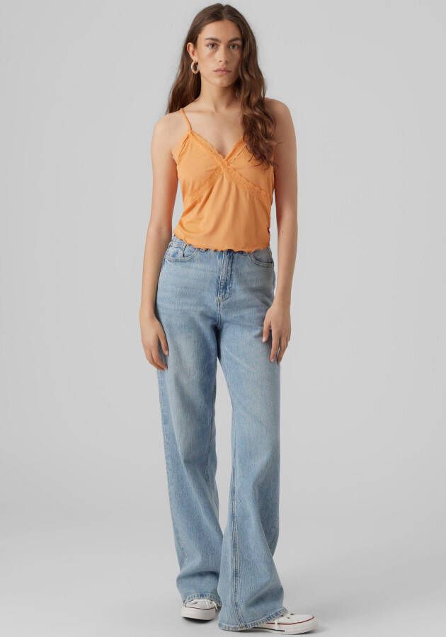 Vero Moda Top met spaghettibandjes VMDITTE SINGLET CROP TOP JRS NOOS