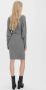 Vero Moda Knielange gebreide jurk van viscosemix model 'Holly' - Thumbnail 5