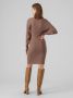 Vero Moda Knielange gebreide jurk van viscosemix model 'Holly' - Thumbnail 3