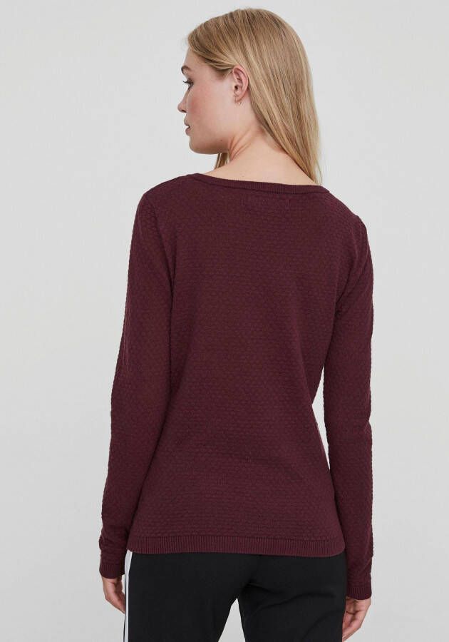 Vero Moda Trui met ronde hals VMCARE STRUCTURE LS O-NECK BLOUSE