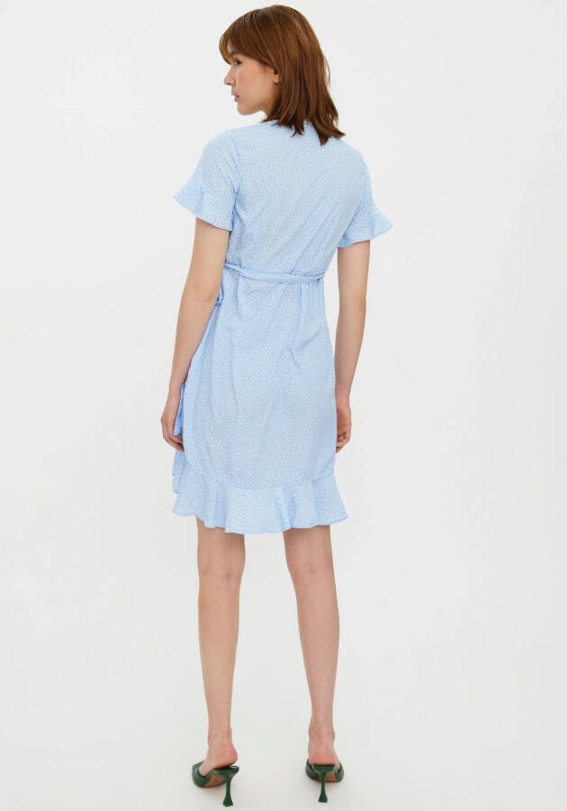 Vero Moda Wikkeljurk VMHENNA 2 4 WRAP FRILL DRESS