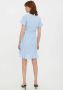 VERO MODA wikkeljurk VMHENNA van gerecycled polyester lichtblauw - Thumbnail 5