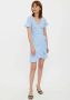 VERO MODA wikkeljurk VMHENNA van gerecycled polyester lichtblauw - Thumbnail 7
