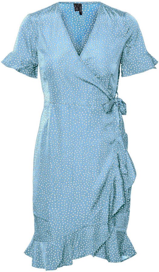 Vero Moda Wikkeljurk VMHENNA 2 4 WRAP FRILL DRESS