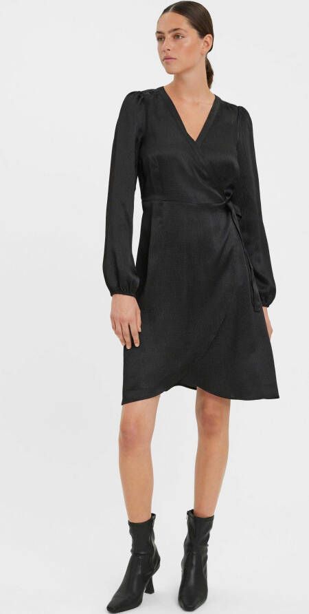 Vero Moda Wikkeljurk VMSABI LS WRAP DRESS