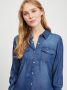 Vila Jeans blouse VIBISTA in lichte used-wassing - Thumbnail 4