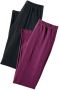 Vivance active Capribroek met rubberen tailleband loungewear (Set van 2) - Thumbnail 2